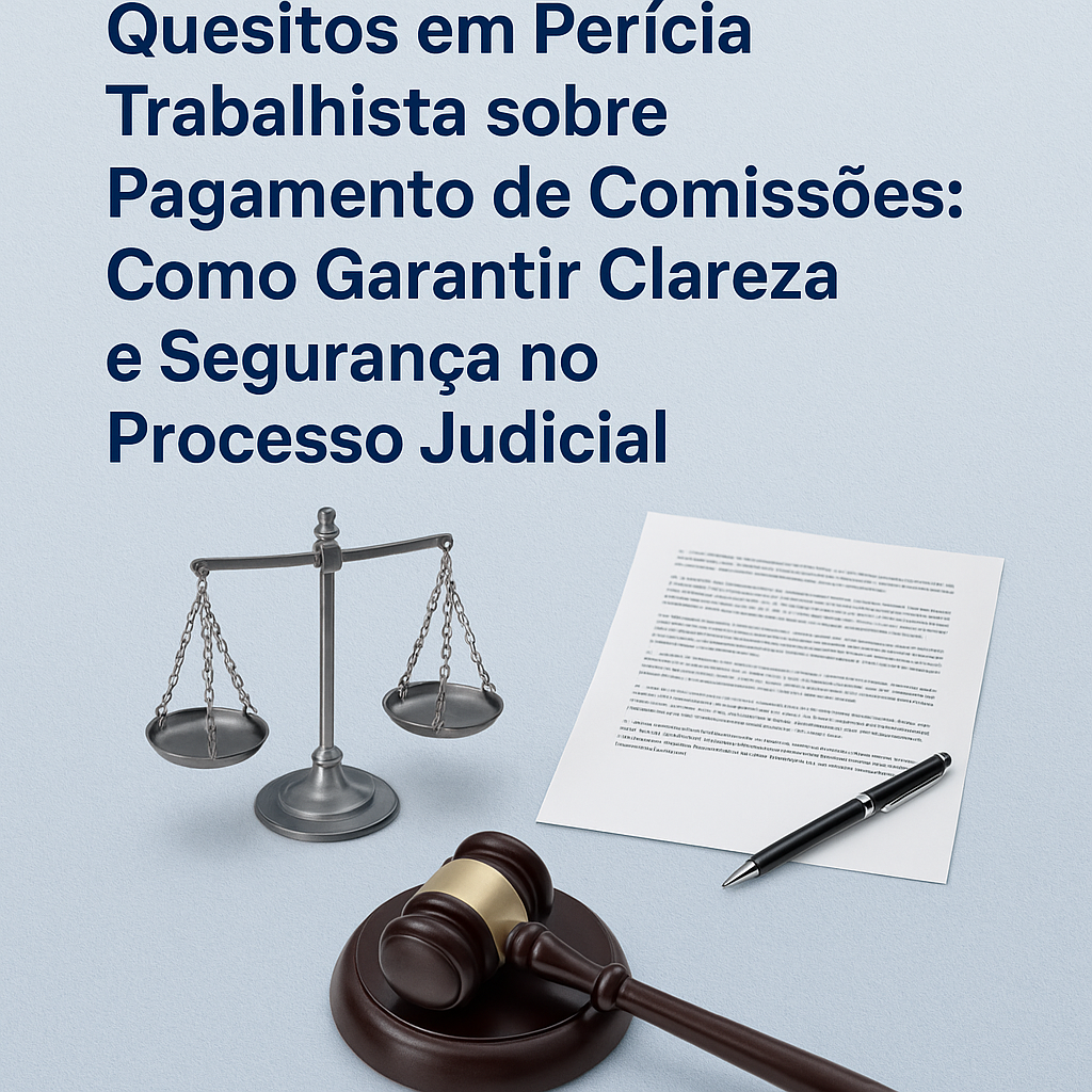 Quesitos Perícia Trabalhistas Comissões - Precisão Cálculos e Perícias